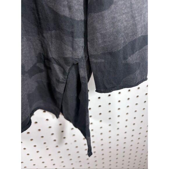 Planet By Lauren G oversized camo long sleeve swing Tee size OS M-L - Picture 4 of 5